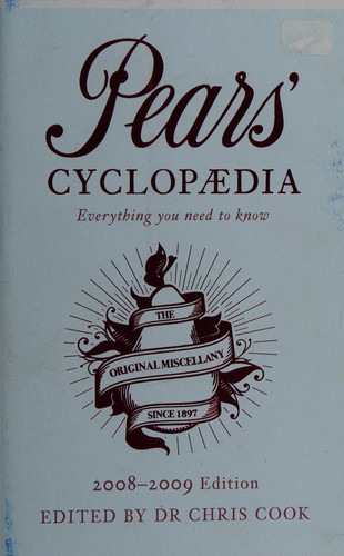 Pears Cyclopaedia, 2008-2009