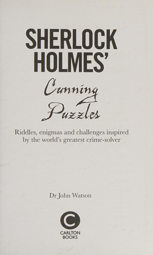 Sherlock Holmes' Cunning Puzzles